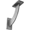 Ekena Millwork Bradford Steel Bracket, Hammered Gray 2"W x 7"D x 7"H BKTM02X07X07BRHGY - alternate 1